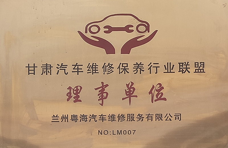 甘肅企業(yè)維修保養(yǎng)行業(yè)聯(lián)盟理事單位